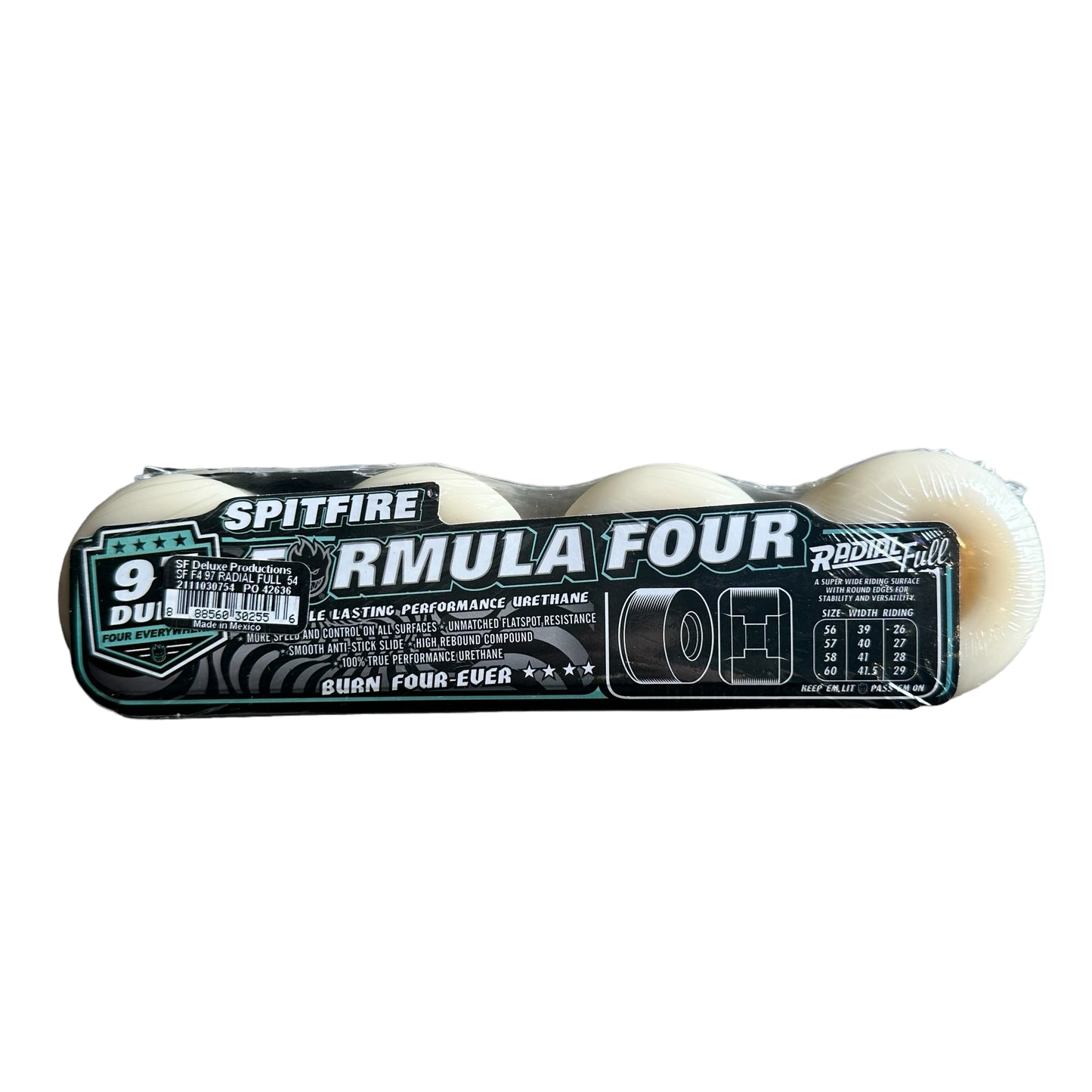 Spitfire Wheels Formula 4 Radial Full 54mm 97A