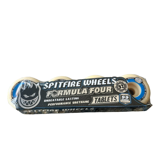 Ruedas Spitfire Fórmula 4 Tabletas 52mm 99A