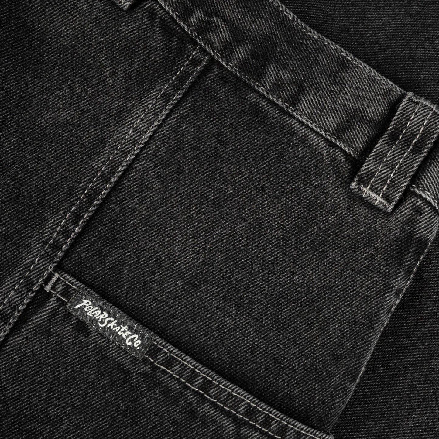 Pantalones Jiro de Polar Skate Co. Plata y negro