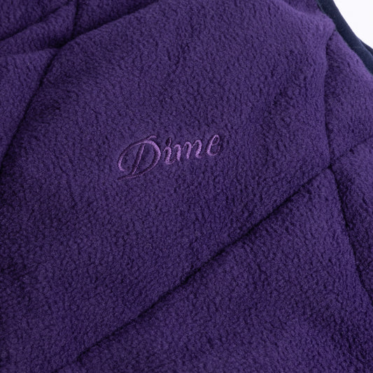 Dime Sleeveless Puffer Jacket Plum