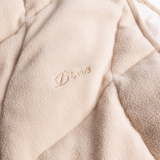 Dime Sleeveless Puffer Jacket Tan