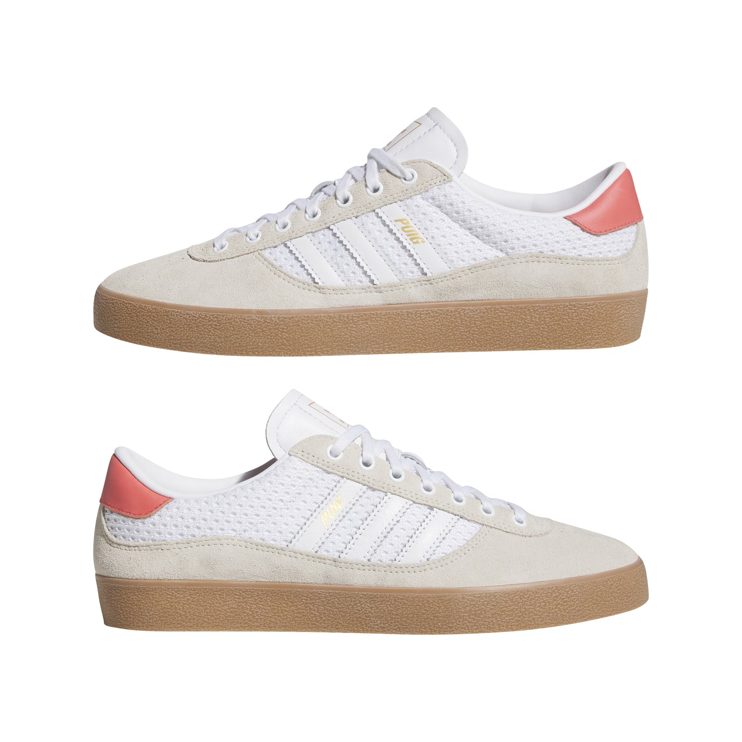 Adidas Skateboarding Puig Indoor Wonder White Gum Shoes