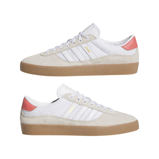 Zapatillas Adidas Skateboarding Puig Indoor Wonder blancas y goma