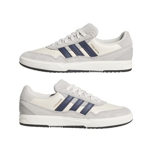 Zapatillas de skateboarding Adidas Tyshawn II Gris Dos Azul Marino Colegial