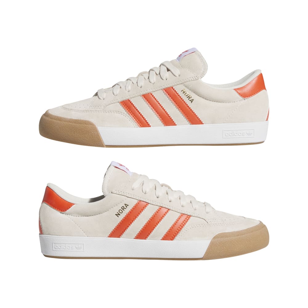 Adidas Skateboarding Nora Core Wonder White Orange Gum