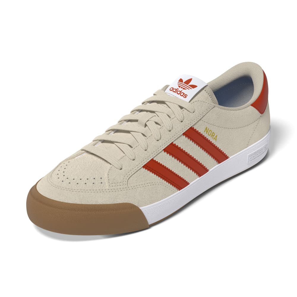 Adidas Skateboarding Nora Core Wonder White Orange Gum