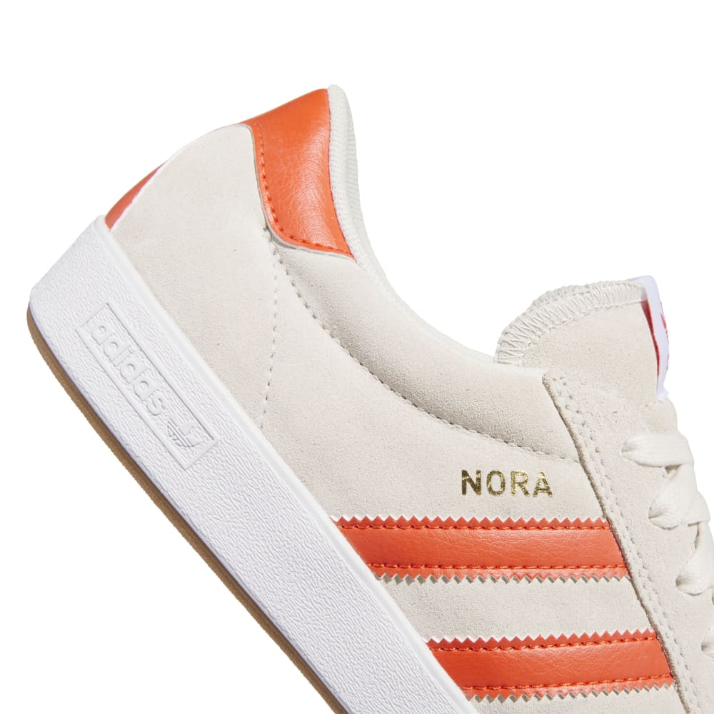 Adidas Skateboarding Nora Core Wonder White Orange Gum