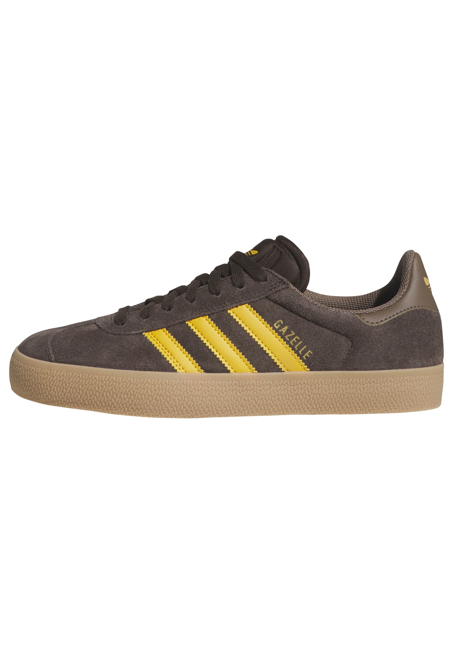 Adidas Skateboarding Shoes Gazelle ADV Dark Brown Preloved Yellow