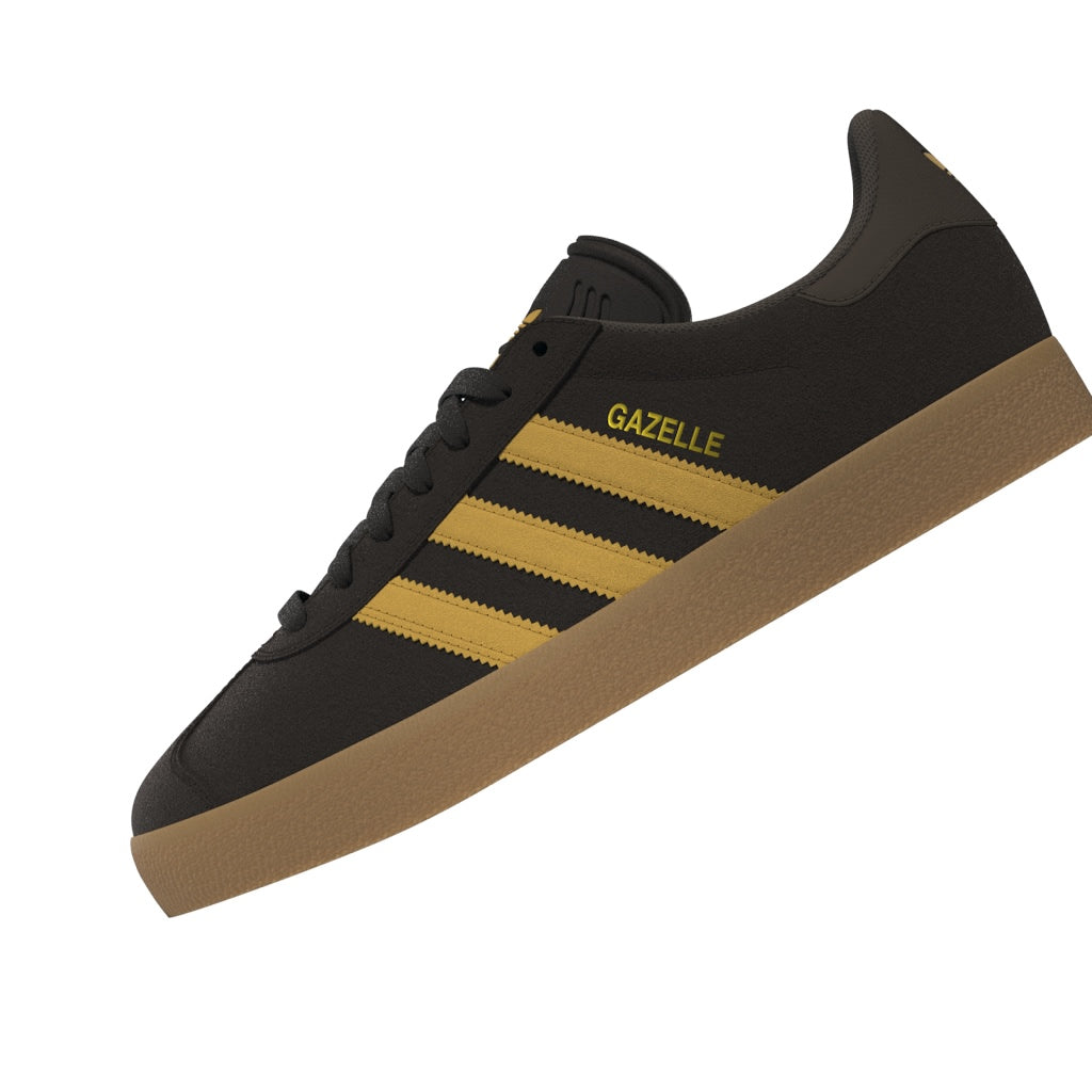Adidas Skateboarding Shoes Gazelle ADV Dark Brown Preloved Yellow