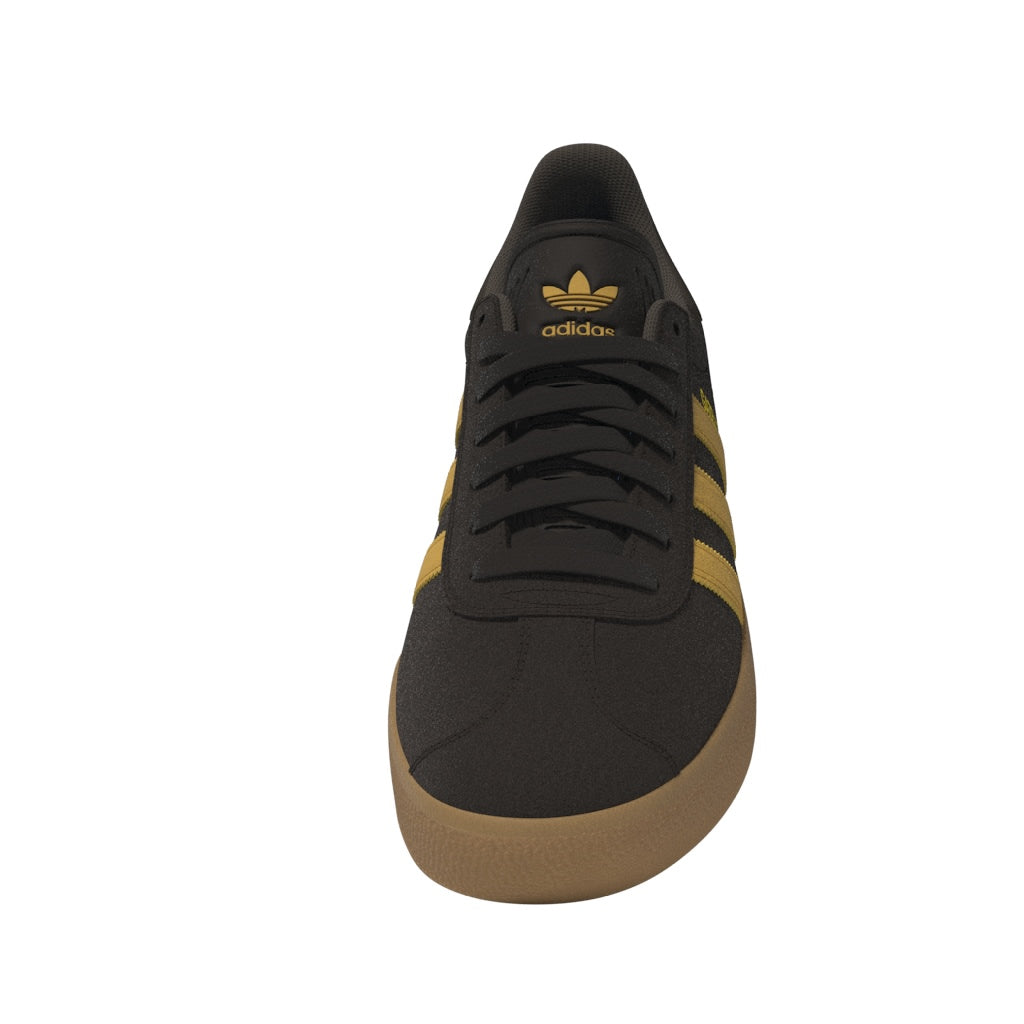 Adidas Skateboarding Shoes Gazelle ADV Dark Brown Preloved Yellow