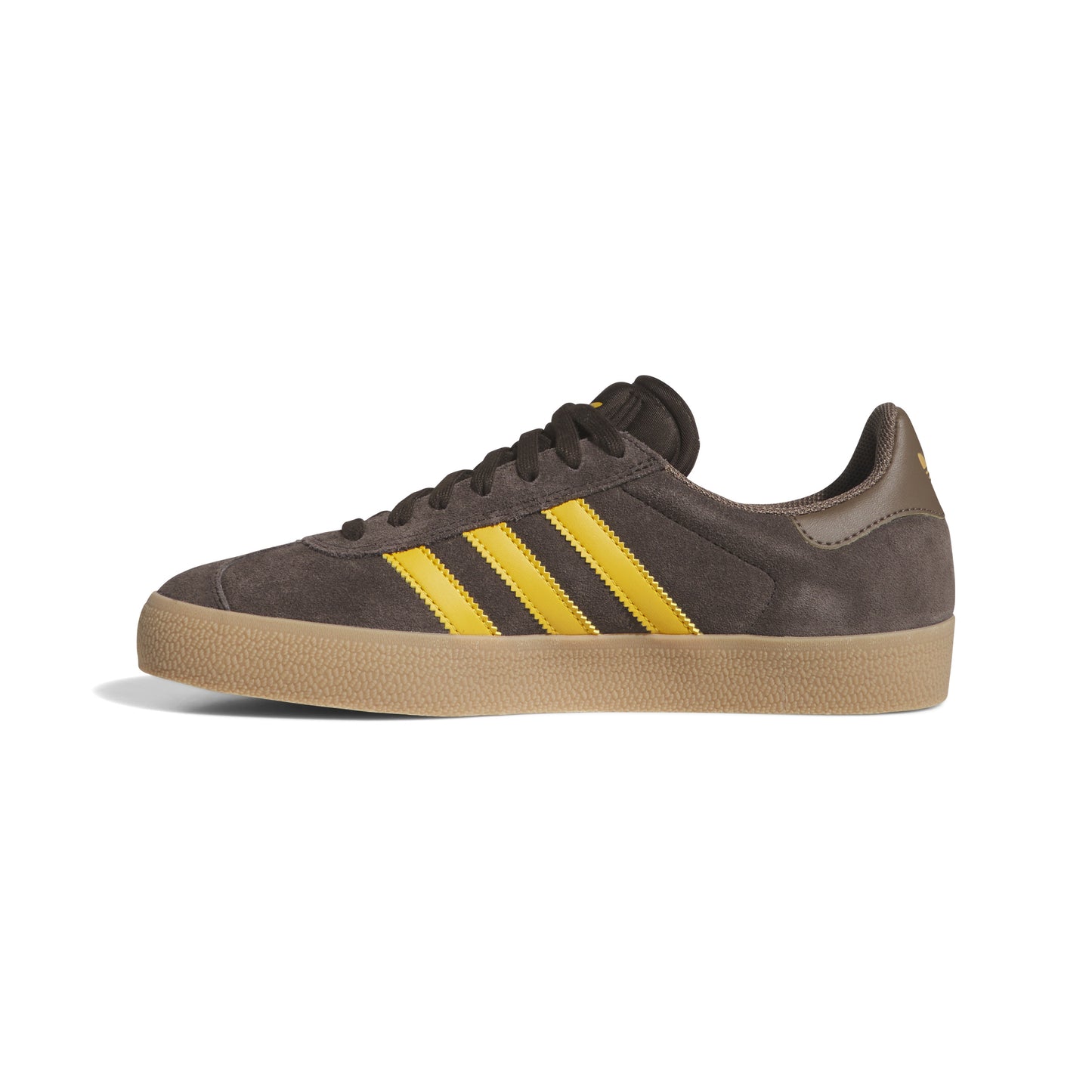 Adidas Skateboarding Shoes Gazelle ADV Dark Brown Preloved Yellow