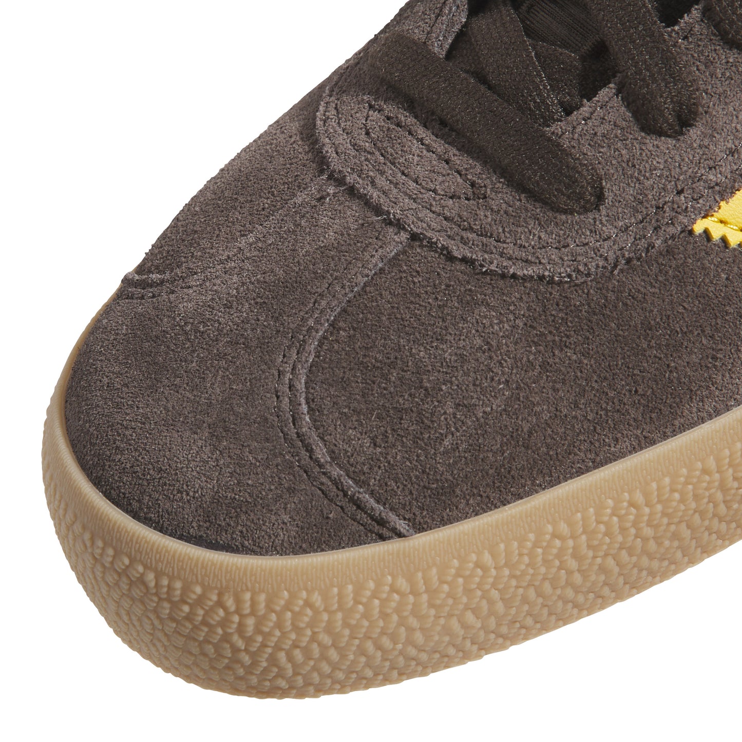 Adidas Skateboarding Shoes Gazelle ADV Dark Brown Preloved Yellow