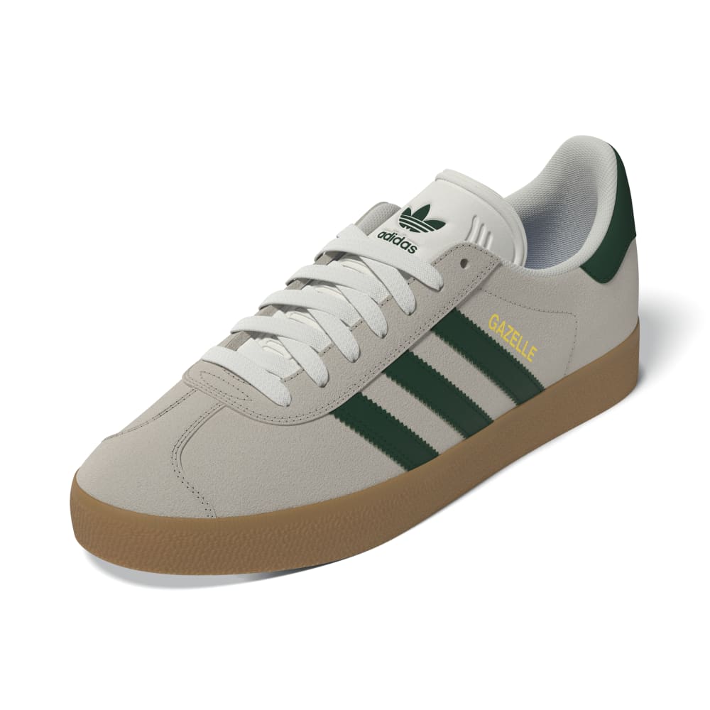 Adidas Skateboarding Gazelle ADV Crystal White Green Gum