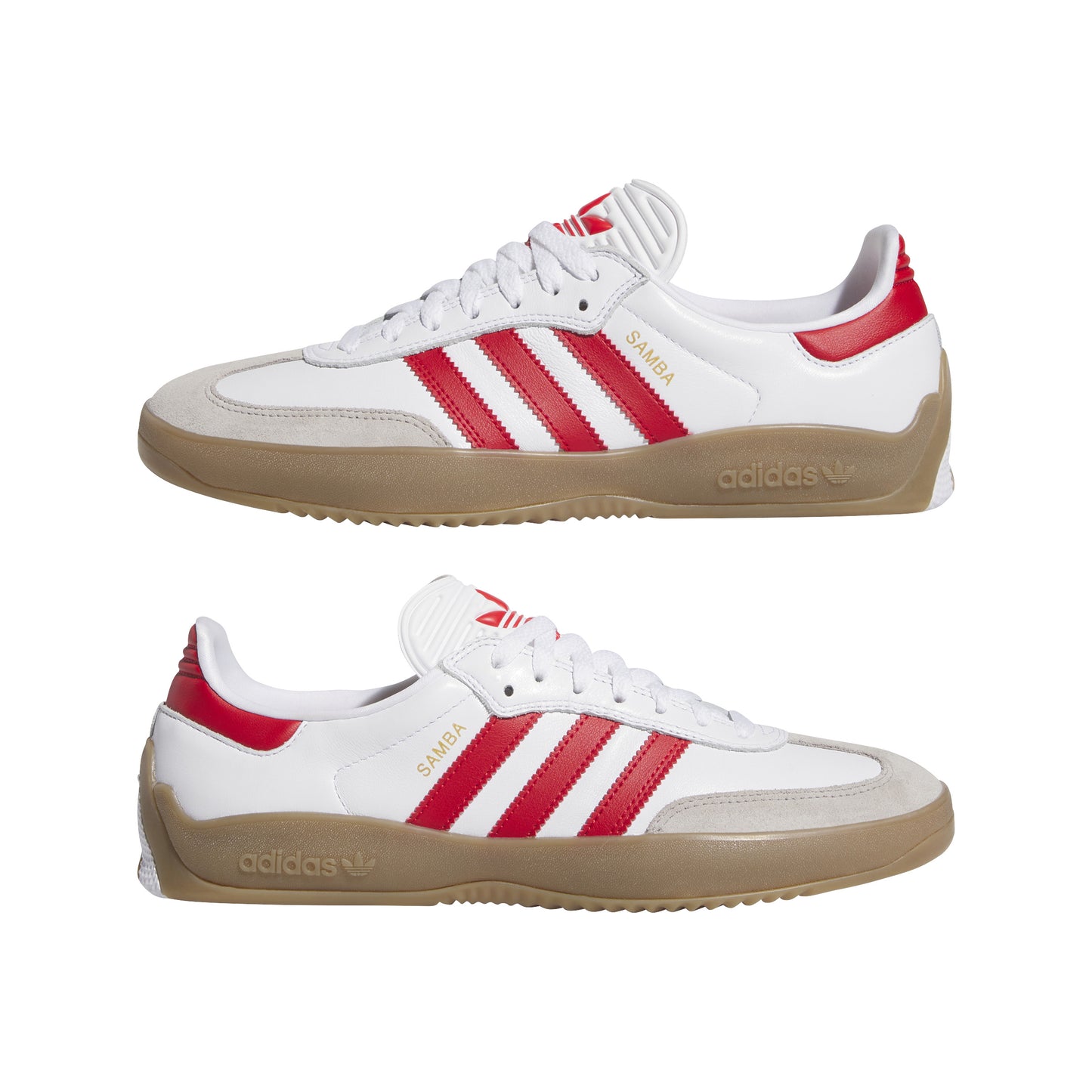 Adidas Skateboarding Puig Samba White Scarlet Gum Shoes
