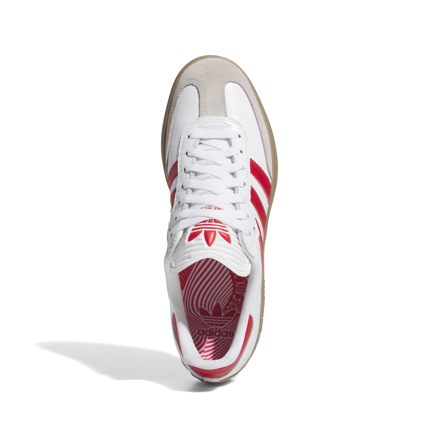 Adidas Skateboarding Puig Samba White Scarlet Gum Shoes