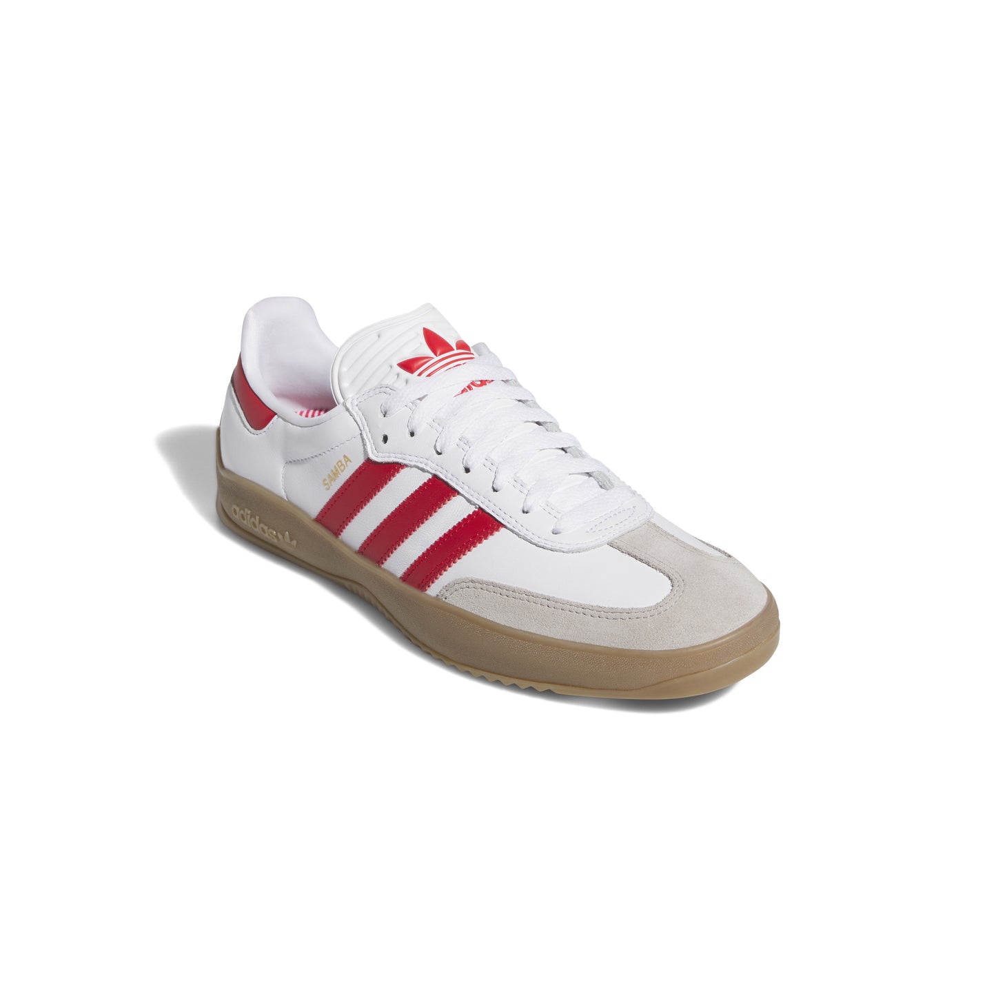 Adidas Skateboarding Puig Samba White Scarlet Gum Shoes