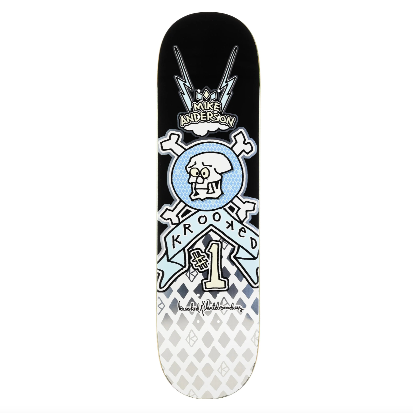 Krooked Skateboard Deck Anderson Redux 8.38