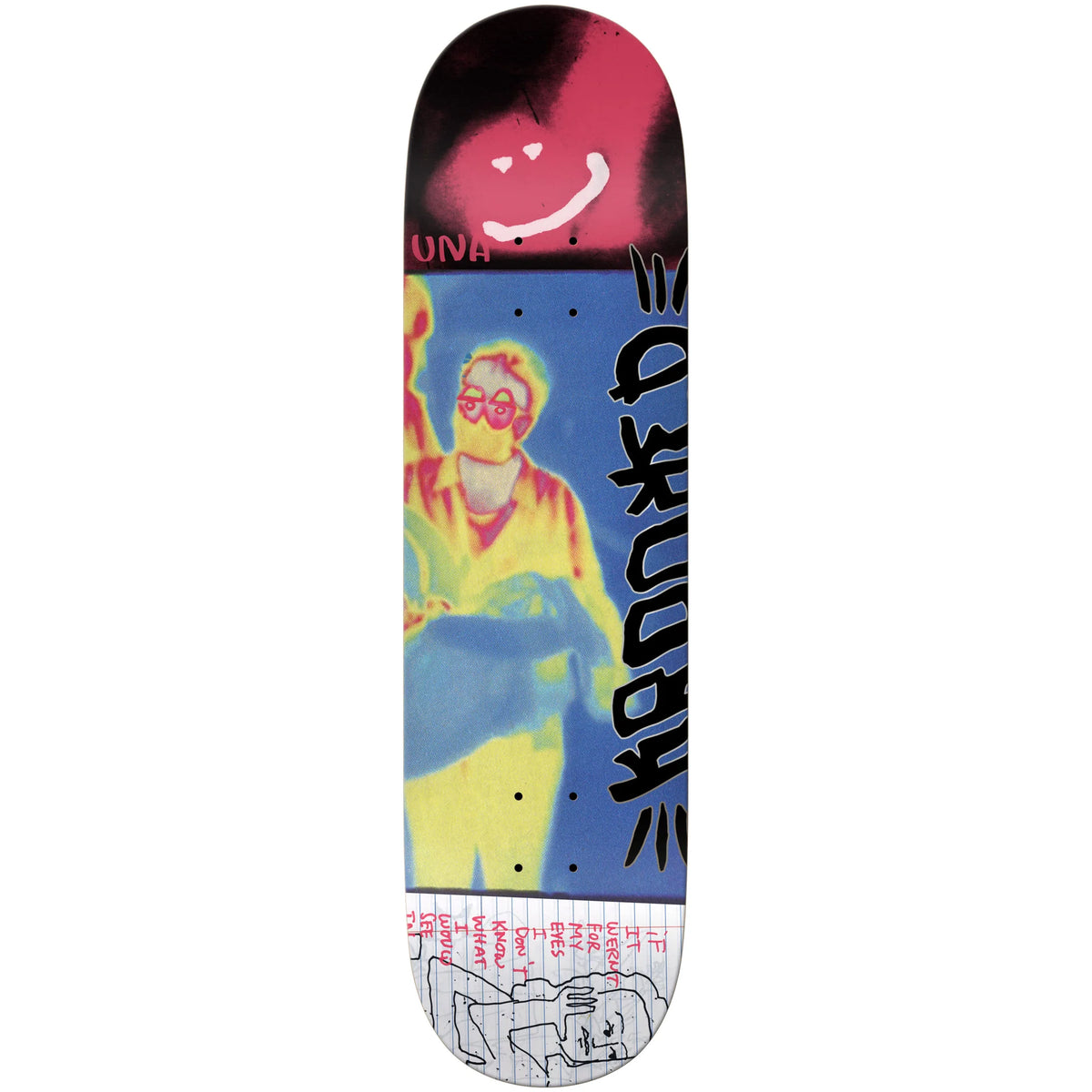 Krooked Skateboard Deck Farrar Infrared 8.28