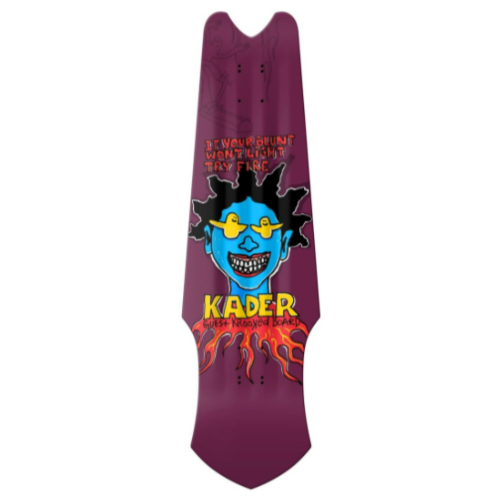 Krooked Skateboard Deck Kader Guest Tri Plane 9.75