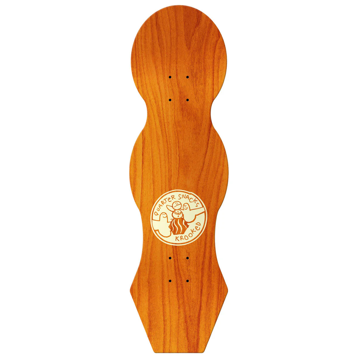 Krooked x Quarter Snacks Skateboard Deck Cruiser 9.0