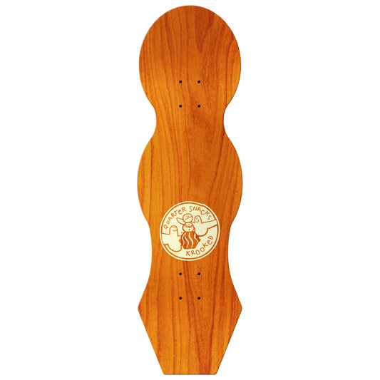 Krooked x Quarter Snacks Skateboard Deck Cruiser 9.0