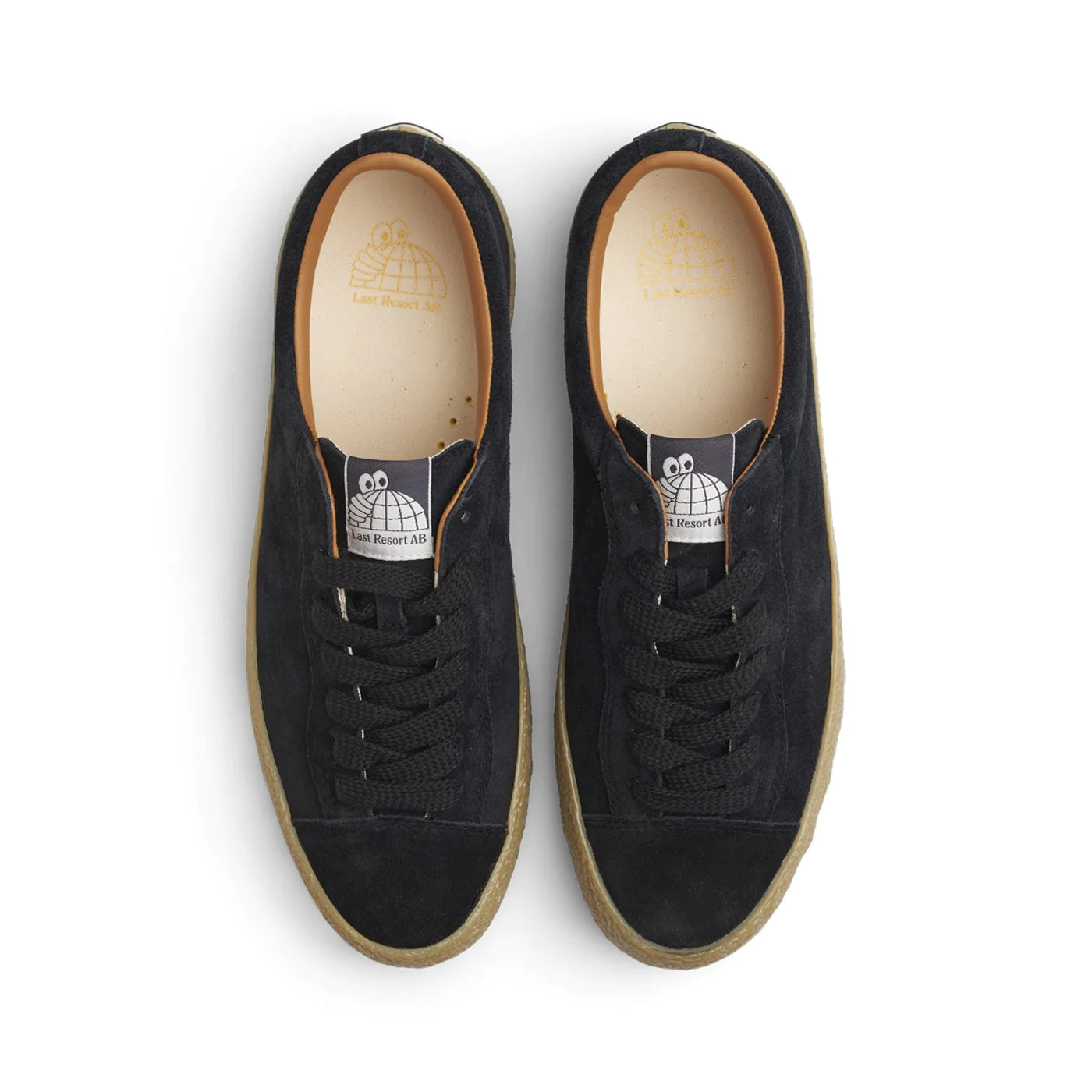 LAST RESORT AB VM002 SUEDE LO SHOES BLACK GUM SELECT SKATE SHOP HOUSTON TEXAS SLCTH.SHOP NEAR ME