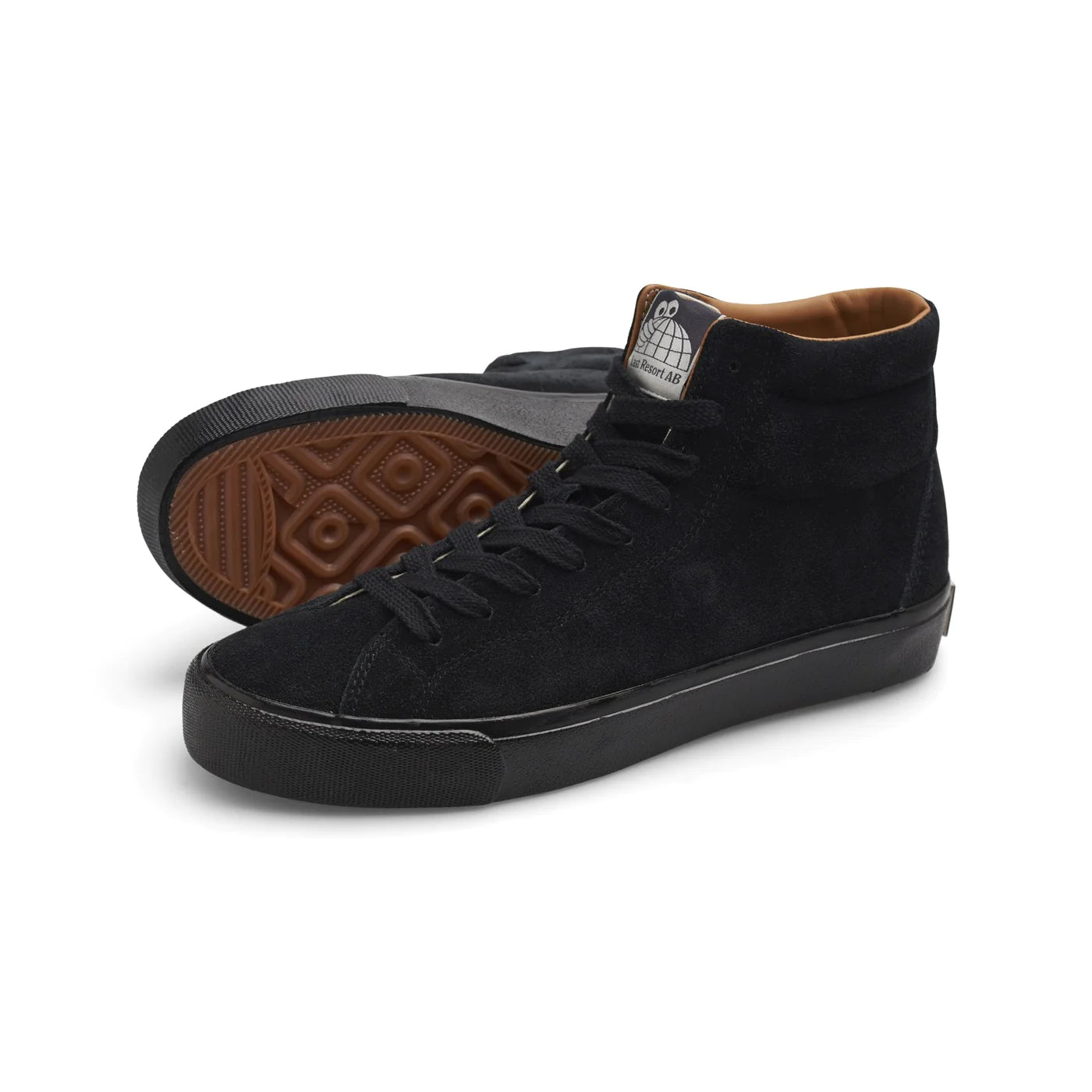 LAST RESORT AB VM003 SUEDE HI SHOES BLACK BLACK BLACK SELECT SKATE SHOP HOUSTON TEXAS SLCTH.SHOP NEAR ME