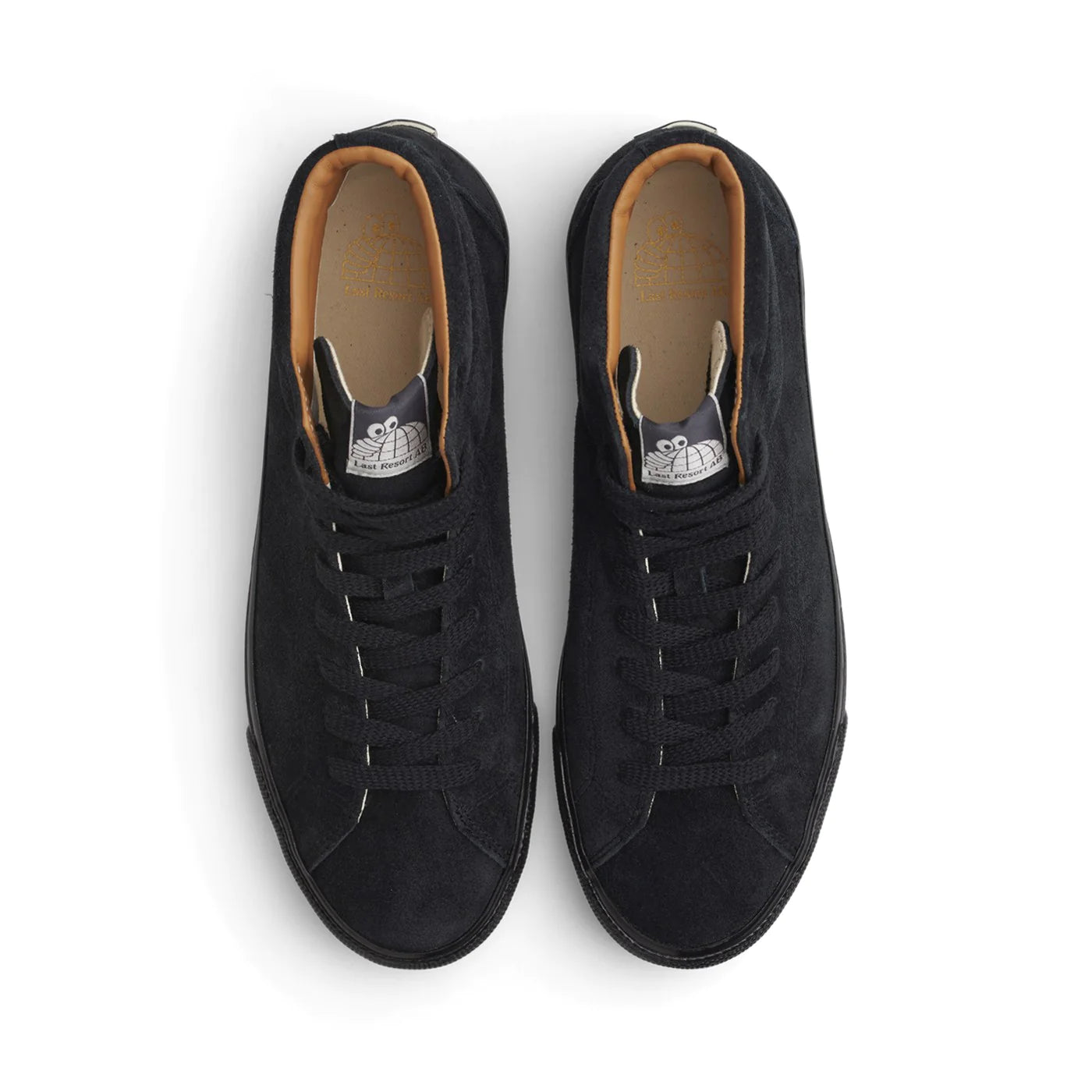 LAST RESORT AB VM003 SUEDE HI SHOES BLACK BLACK BLACK SELECT SKATE SHOP HOUSTON TEXAS SLCTH.SHOP NEAR ME