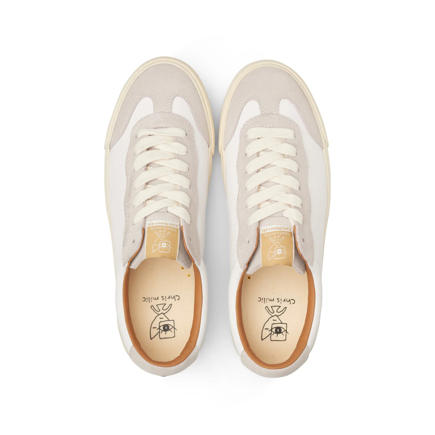 Last Resort VM004 Milic Suede Lo Duo Zapatos blancos blancos