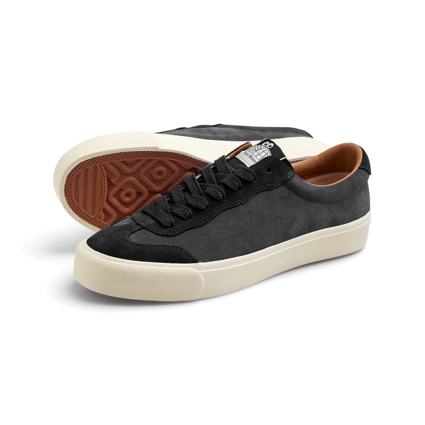 Last Resort AB VM004 Milic Suede Zapatos Negro Grafito Blanco