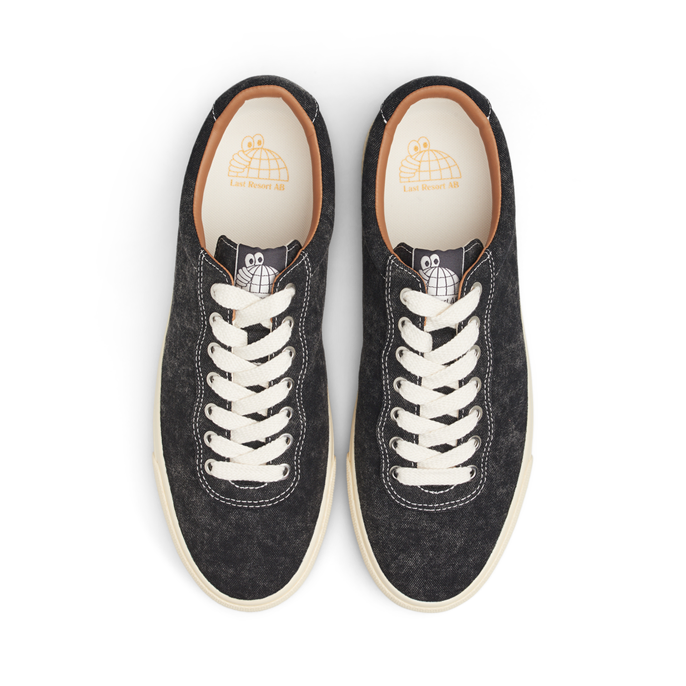 Last Resort AB Shoes VM001 Lo Canvas Washed Black White