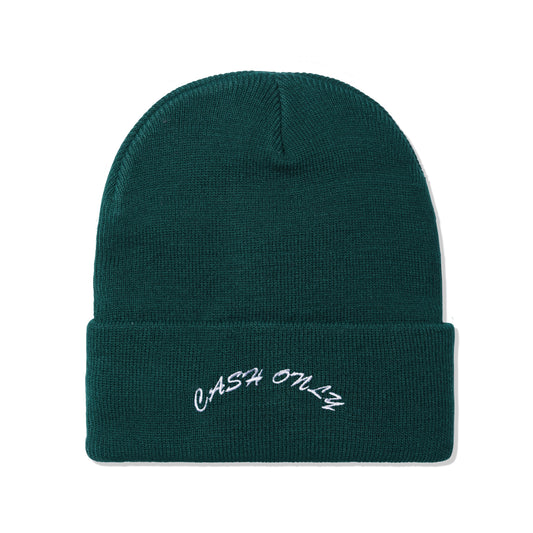Gorro con logo de Cash Only Forest Green