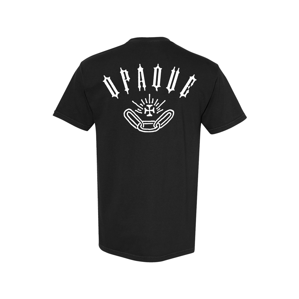 Cadena de camisa opaca negra