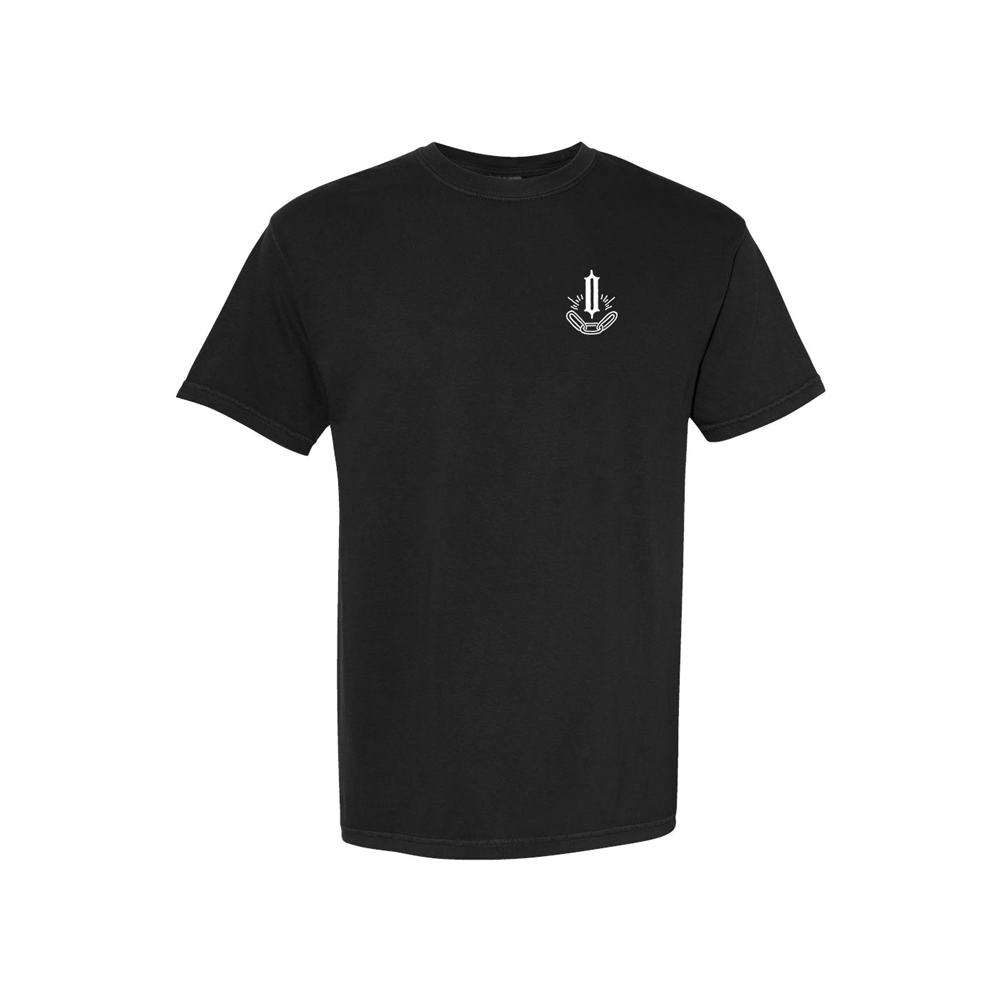 Cadena de camisa opaca negra