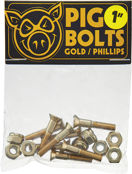 Pig Hardware 1 Inch Phillps Gold