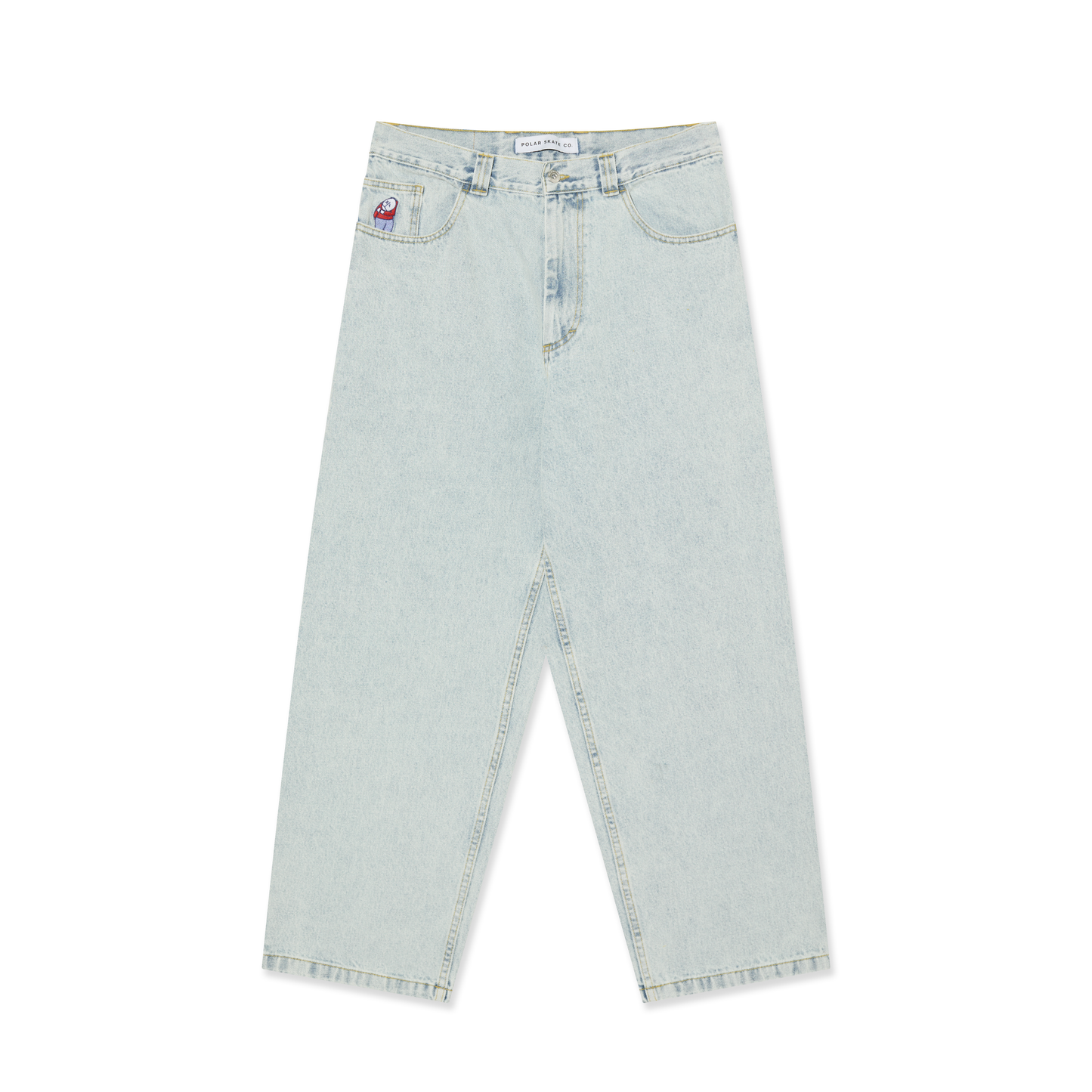 Pantalones para niño grande Polar Skate Co. con logotipo OG en azul claro