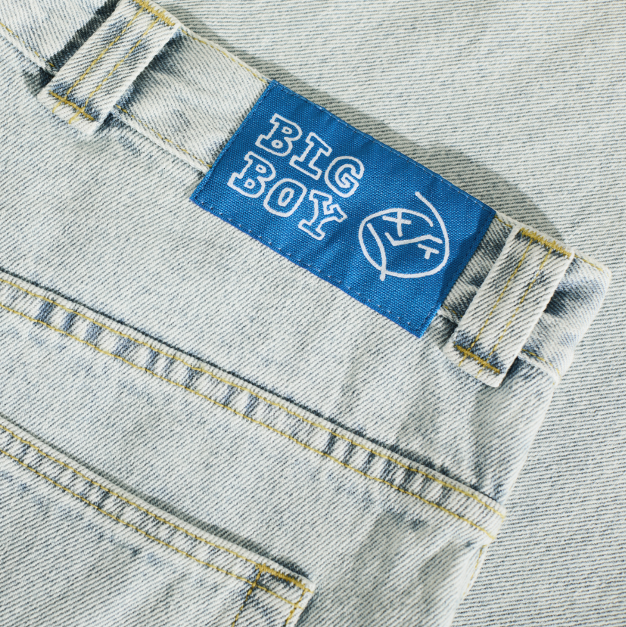 Pantalones para niño grande Polar Skate Co. con logotipo OG en azul claro