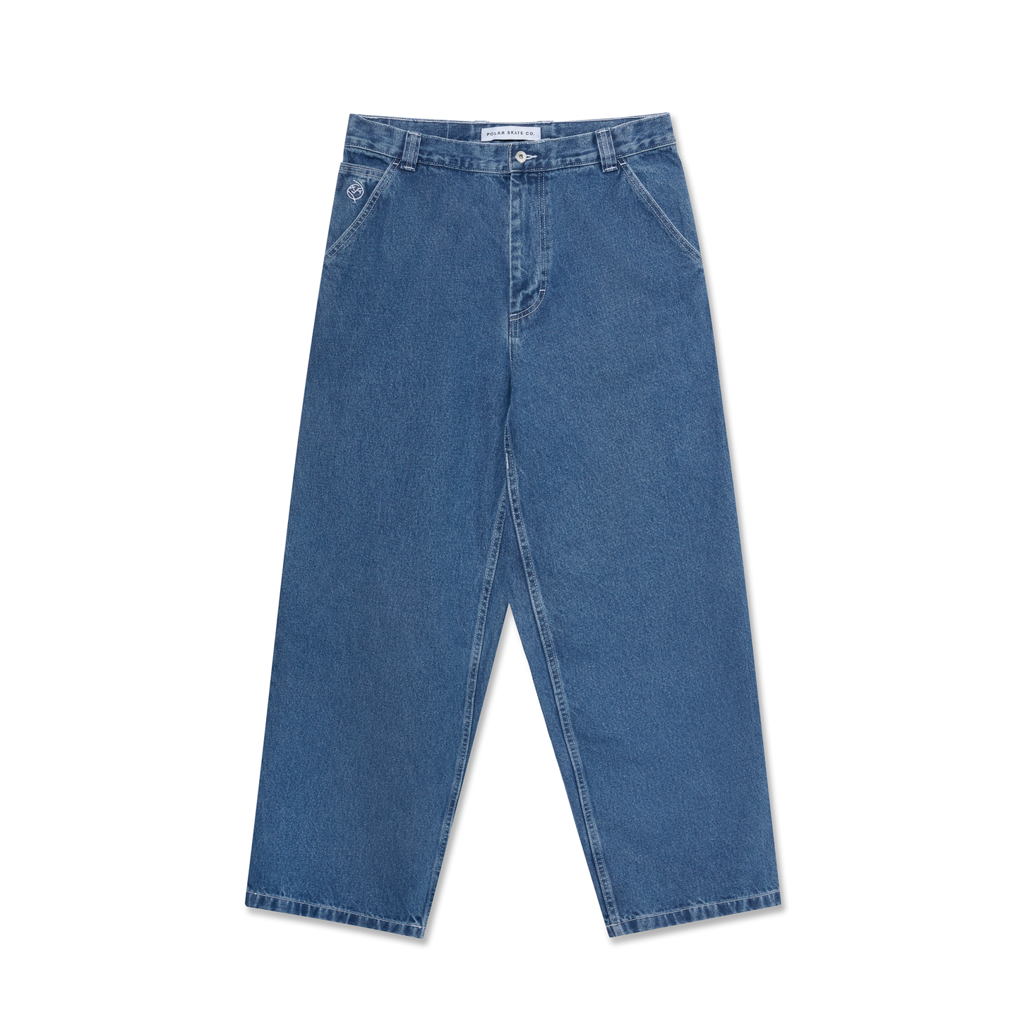Pantalones de trabajo para niño grande Polar Skate Co. Lavado azul