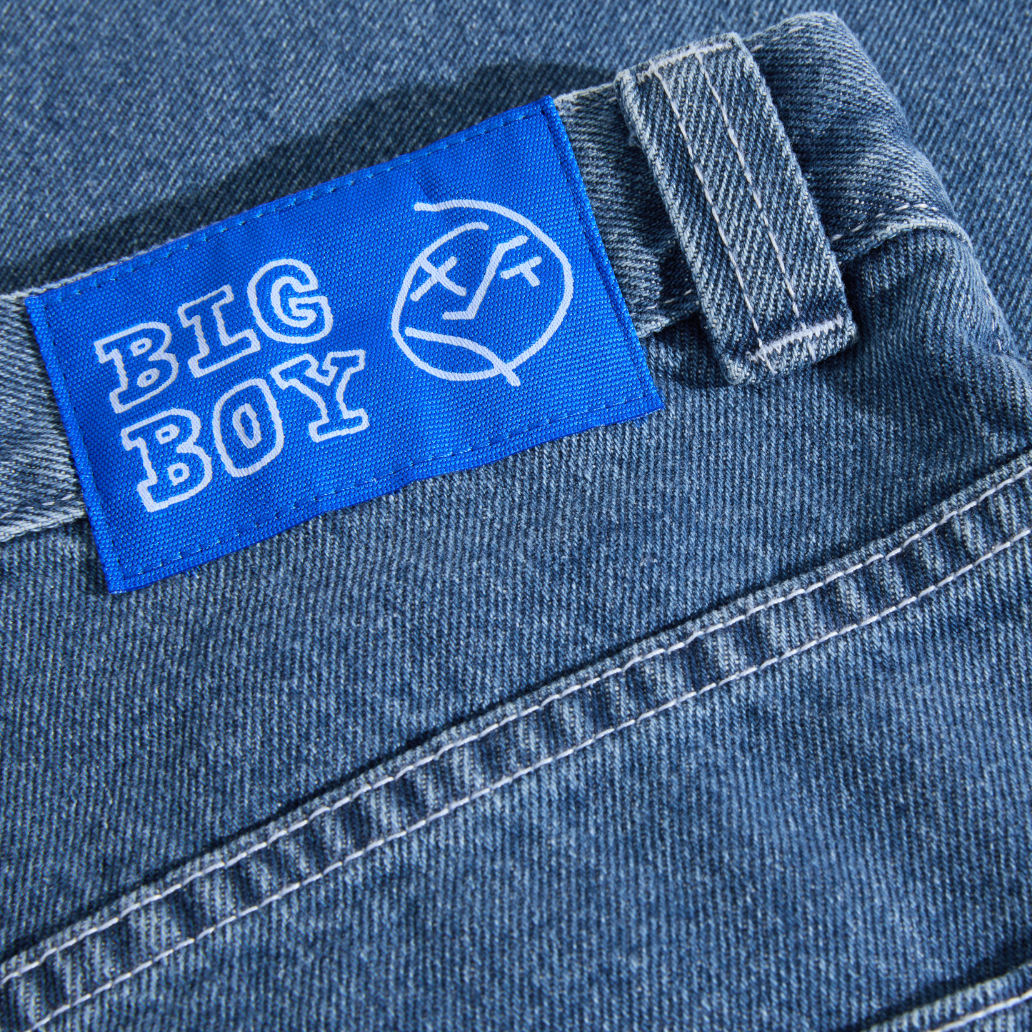 Pantalones de trabajo para niño grande Polar Skate Co. Lavado azul