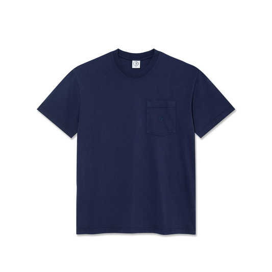 Camiseta de bolsillo Polar Skate Co. Azul oscuro