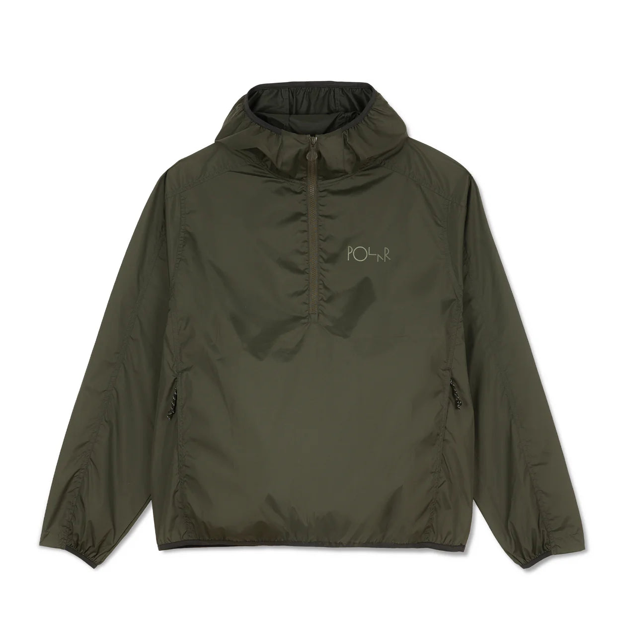 Chaqueta anorak plegable Polar Skate Co., color negro sucio