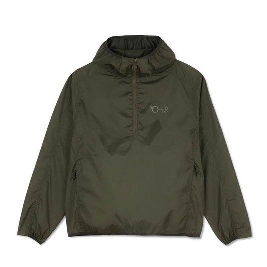 Chaqueta anorak plegable Polar Skate Co., color negro sucio