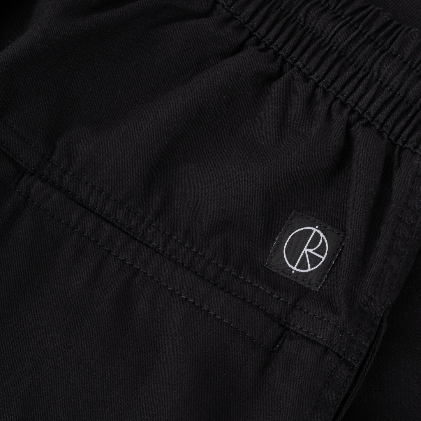Pantalones cortos de surf negros Polar Skate Co