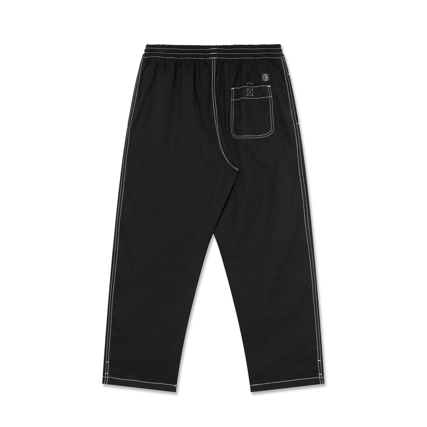 Pantalones de surf Polar Skate Co en contraste negro y blanco
