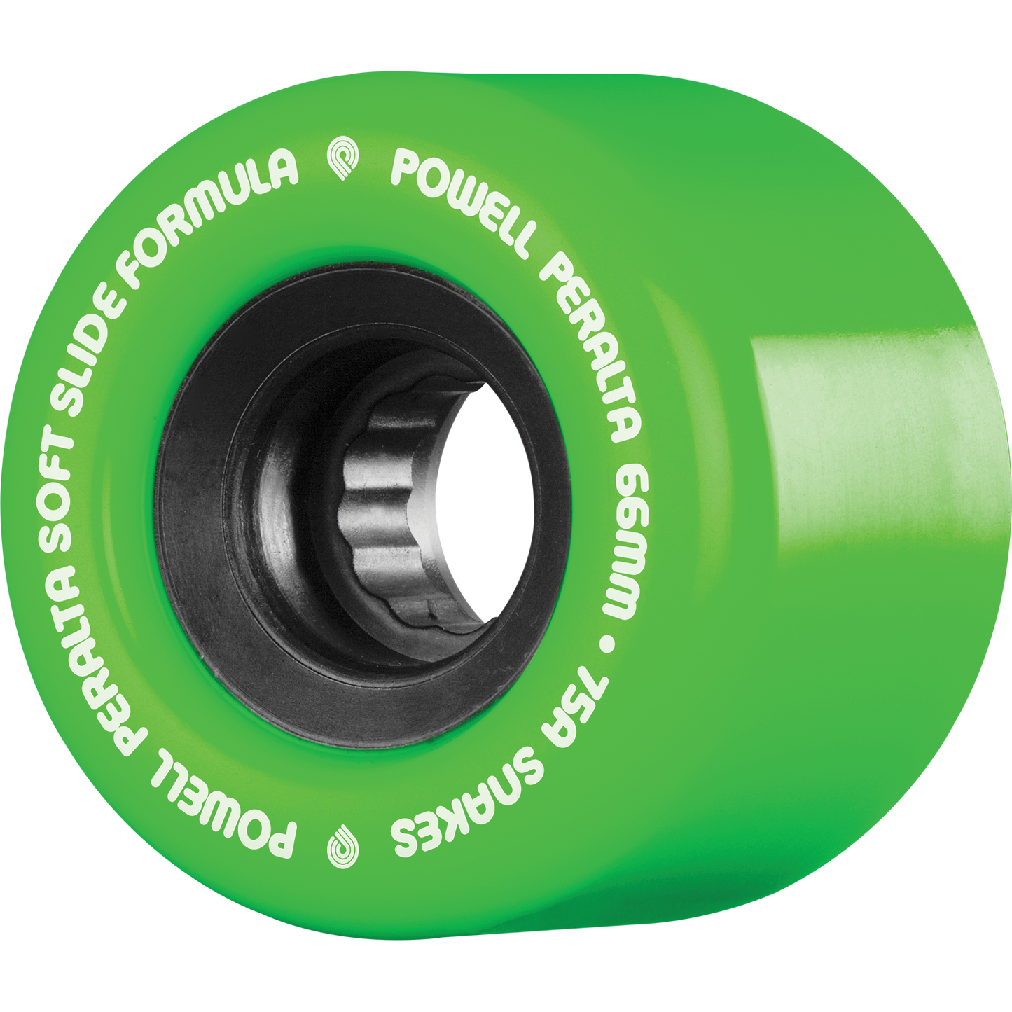 Powell Peralta Wheels Soft Slide Formula Snakes 66mm 75A Green Black