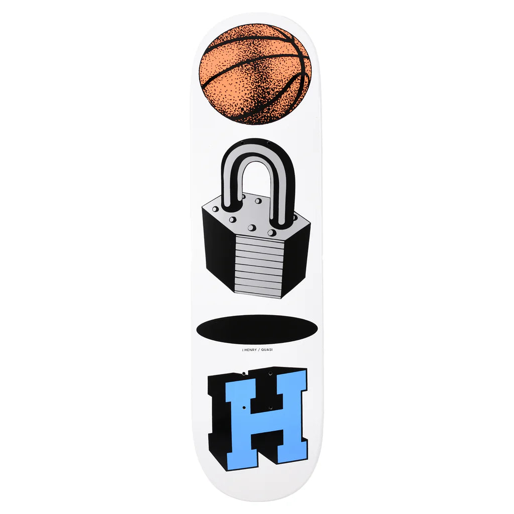 Quasi Skateboard Deck Henry Locked 8.125