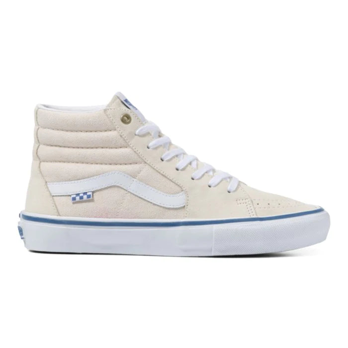 Zapatillas Vans Skate Sk8 Hi Raw Canvas Classic blancas