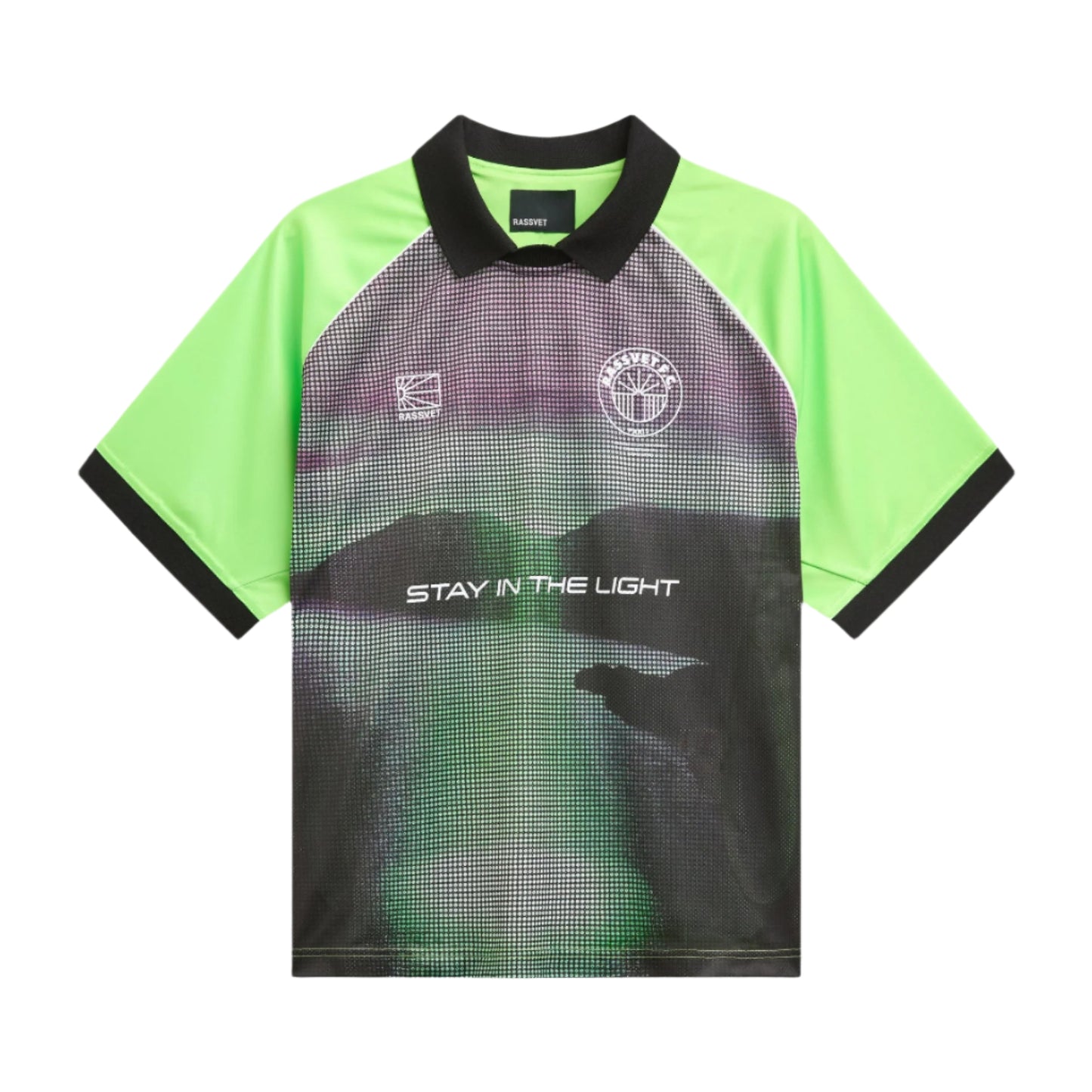 Green and Gray soccer jersey