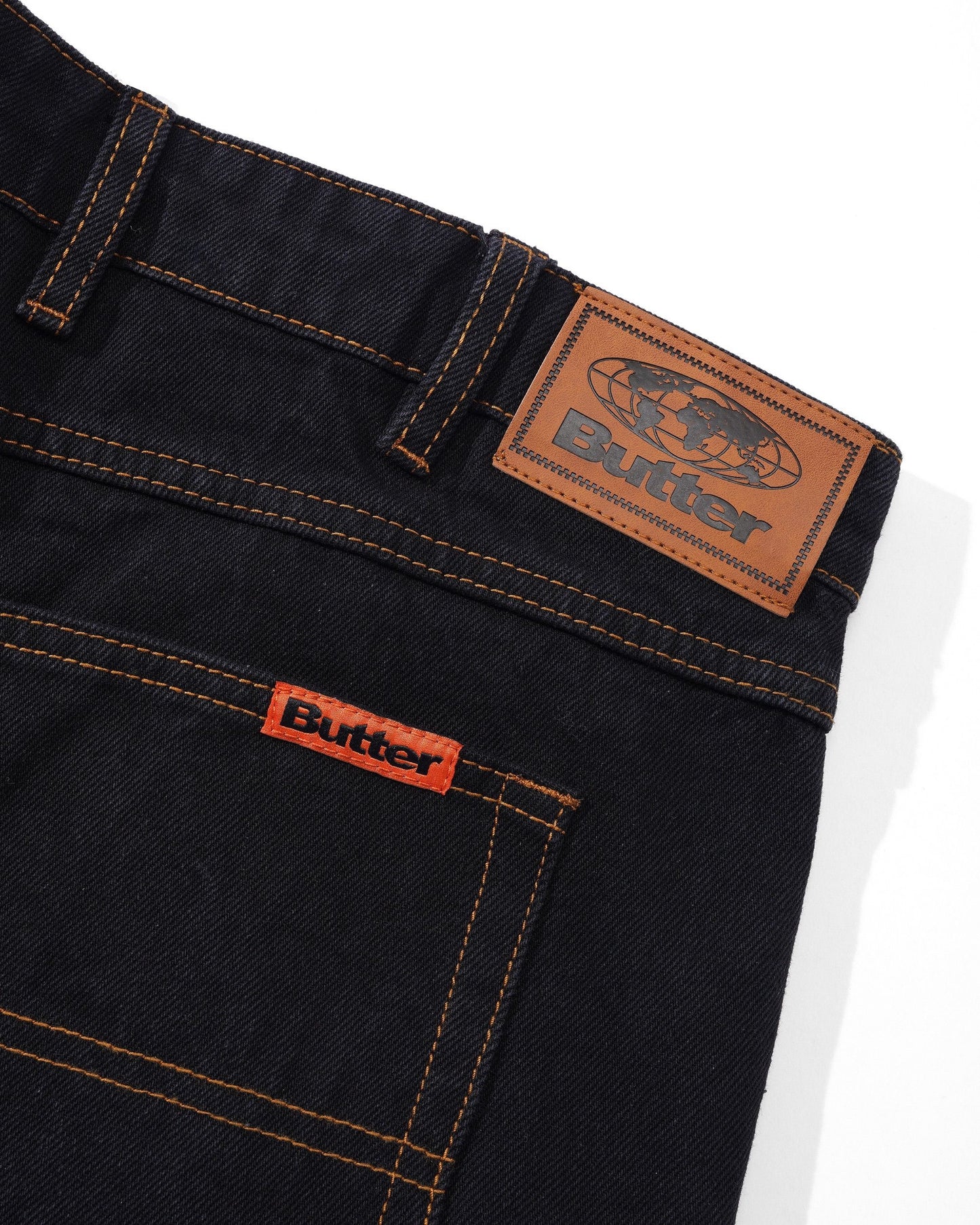 Butter Goods Relaxed Denim Jeans Washed Black
