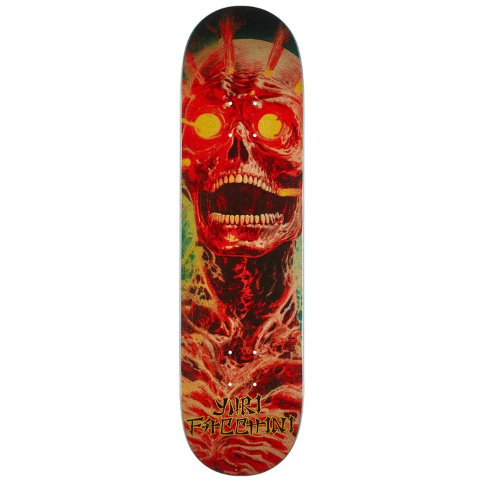 Deathwish Skateboard Deck Yuri Facchini Skull 8.25